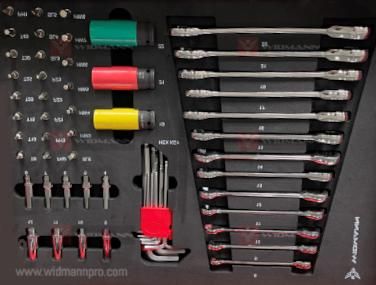 Mini servnante a outils widmann 4 tiroirs remplis en vente chez dstock41