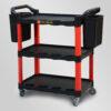 Desserte roulante d'atelier 3 étages Kraftmuller PVC