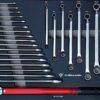 Module d'outils clés plates mixtes + clés bi-coudées + clé dynamométrique 1/2 Widmann