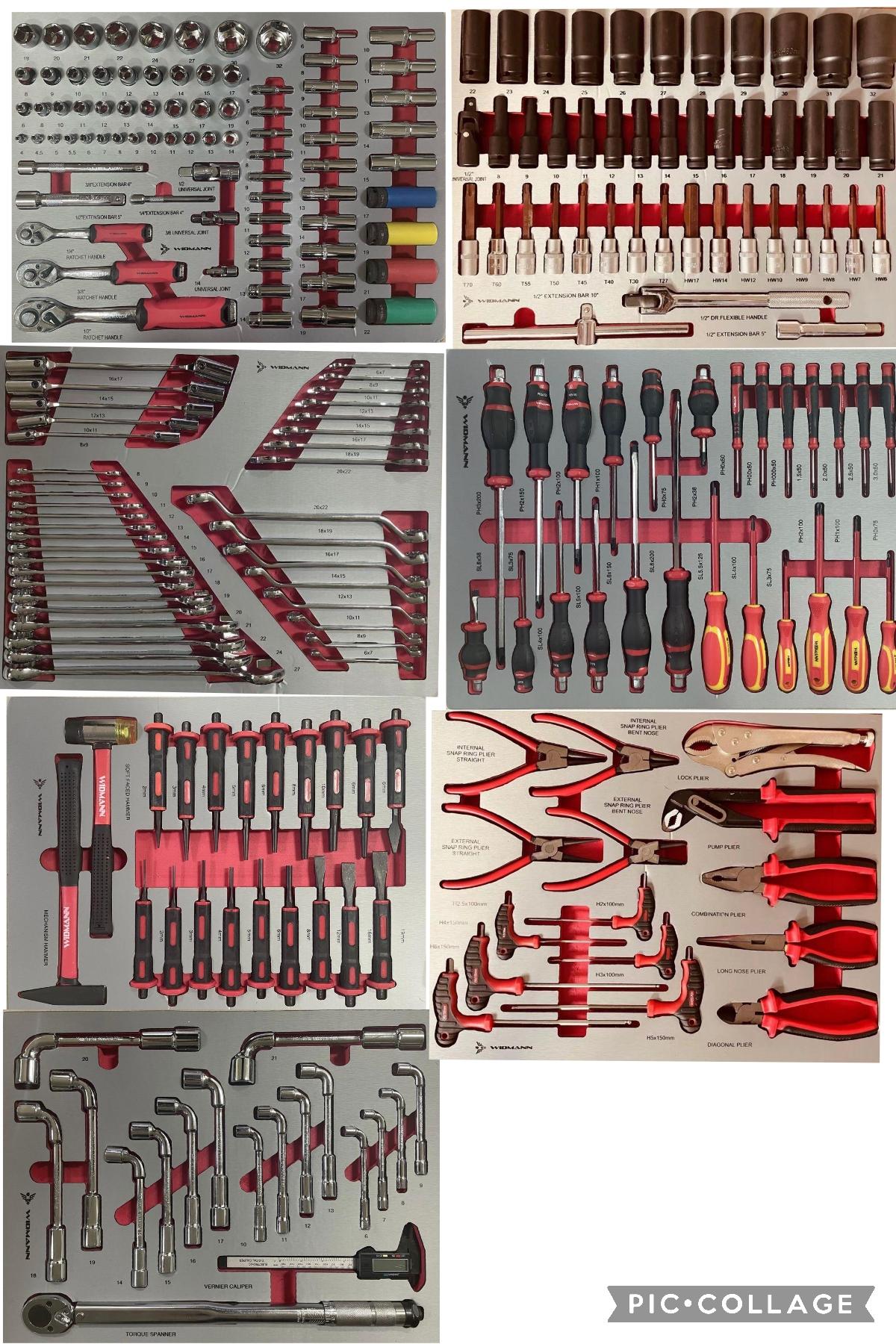 Mini servante d'atelier portable Kraftmuller 4 tiroirs remplis + clé  dynamométrique - D Stock41