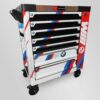 Servante Atelier Barracuda Déco BMW M PERFORMANCE 7 tiroirs 6 remplis + placard lateral