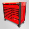 Servante XXL Jumbo Pro Widmann 13 tiroirs 11 remplis d'outils - Rouge