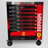Servante Atelier Barracuda Déco FERRARI 7 tiroirs 6 remplis + placard latéral
