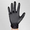Boite de 100 Gants nitrile Noir texturé Grip Diamante Ultra résistant JBM 54178