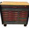 Servante d'atelier XXL Jumbo Pro Huttenberg 12 tiroirs 9 remplis d'outils