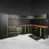 Mobilier d'atelier d'angle modulaire XXL JBM 7 éléments + servante 172 outils - 9 coloris