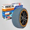 RESCAL Chaussettes à Neige Universelles pour Pneus - Antidérapantes et Homologuées Loi Montagne pour Voitures et SUV - Alternative Pratique aux Chaînes