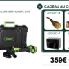 Meuleuse angulaire 125 nm sans fil avec mallette 60049C JBM + cadeau au choix
