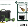 Polisseuse brushless sans fil avec mallette 60009C JBM + cadeau au choix