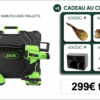 Pistolet joint sans fils avec mallette 60032C JBM + cadeau au choix