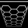 Plafonnier led hexagonal 615W 83640Lm - JBM - 54805