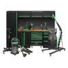 Pack Garage Mobilier d'atelier JBM 260cm avec outils + 7 equipements d'atelier - Serie 599 JBM